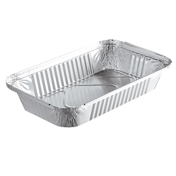 Barquette en aluminium operculable - 1570 ml - 26.3x16x5.6(h)cm - 400 unités