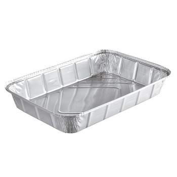 Barquette en aluminium operculable - 2100 ml - 31.5x21.5x4.2(h)cm - 200 unités