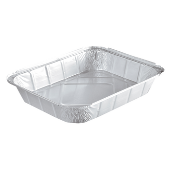 Barquette en aluminium operculable - 3080 ml - 31.9x25.9x5(h)cm - 300 unités