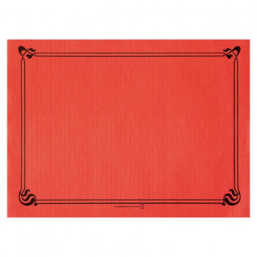Set De Table Rouge Set de table 31x43cm ROUGE - Carton de 2000 unités
