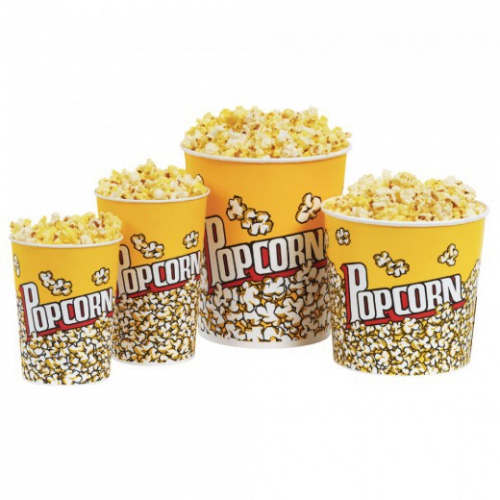 Pot à pop-corn 960 ml - carton de 500 unités