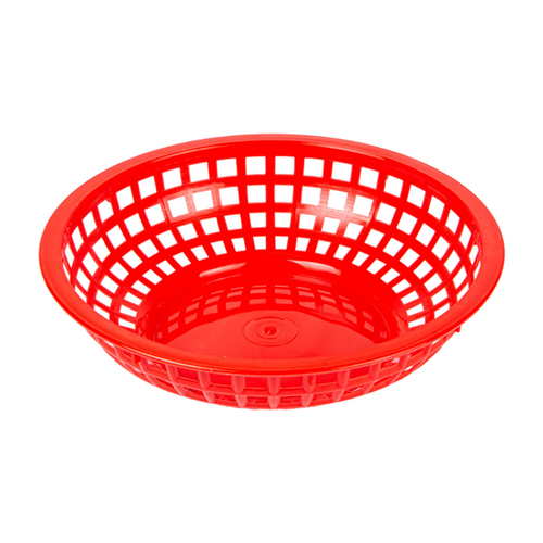 Lot De 4 Corbeilles à Fruits En Maille Métallique Rouge Avec Couvercle - 25,4 Cm Pour Comptoir Et Protection Alimentaire