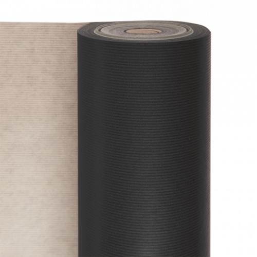 Rouleau Papier Emballage 0 7x100m Noir Kraft 60g M2