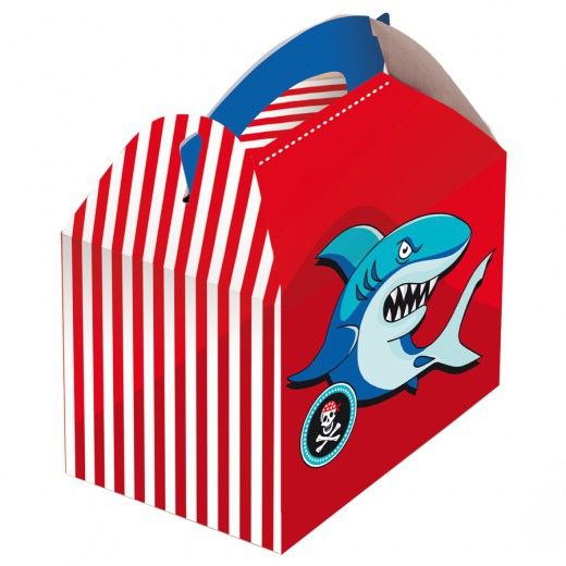 Boite pour les enfants - Modèle Pirate - pour vente à emporter 15.5x10.5x17.5(h) cm - carton de 300 unités