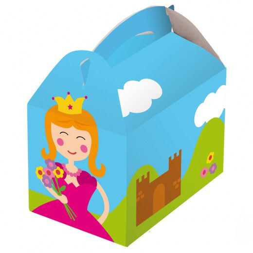 Boite pour les enfants - Modèle Château - pour vente à emporter 15.5x10.5x17.5(h) cm - carton de 300 unités