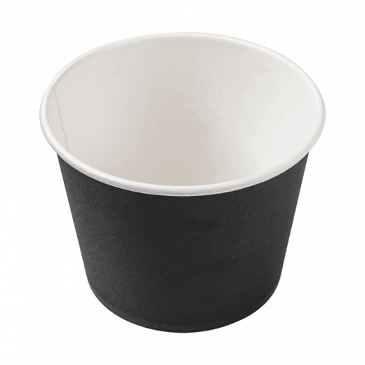 Pot en carton Série Noir 1000 ml - carton de 500 unités