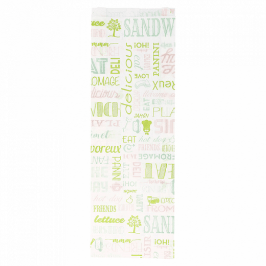 Sac sandwich Parole 12 + 4 x 35 cm - pack de 500 unités
