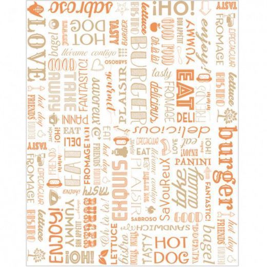 Feuille ingraissable Parole Orange 28 x 34 cm - pack de 1000 feuilles