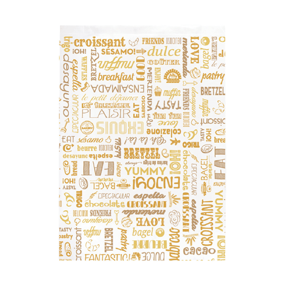 Sac à croissants Parole 26 + 8 x 35 cm - pack de 250 unités