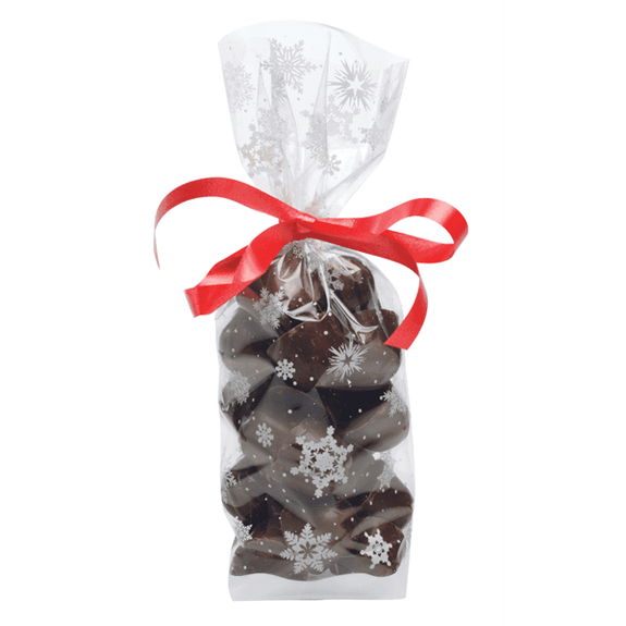 Sachet avec fond PP LES FLOCONS 170 x 320 mm - pack de 100 unités