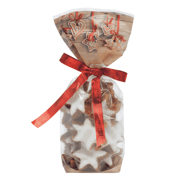 Sachet avec fond PP PAIN D'EPICES 140 x 305 mm - paquet de 100 unités