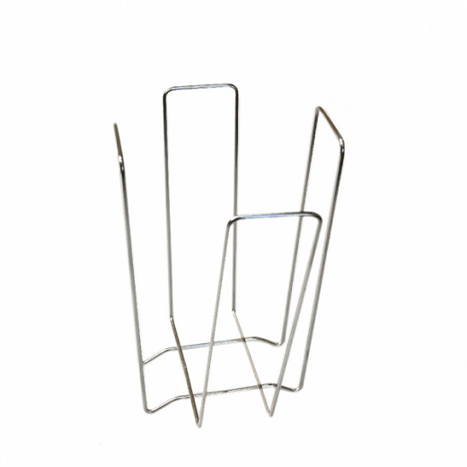 Distributeur ARGENTÉ pour serviettes 33 x 33 cm (pliage : 1/4)