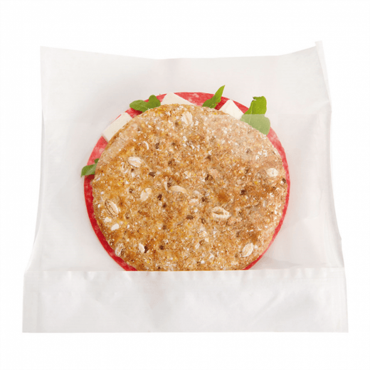 Sachet Blanc avec base large et fenêtre 21x16/12x3 cm  - pack de 100 unités