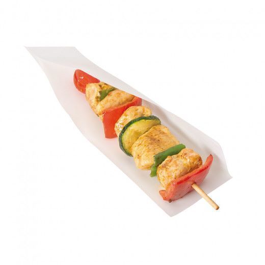 Sachet Blanc ouvert sur 2 côtés 15x13x10 cm  - pack de 100 unités