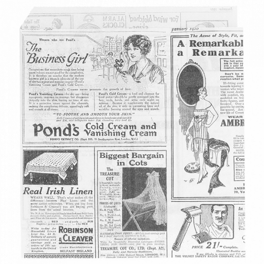 Sac burger Times ouvert sur 2 côtés 13 x 14 cm - pack de 1000 unités