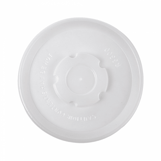 Couvercle plat en PS pour pot à glace 500 ml - pack de 500 unités