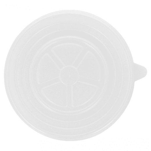Couvercle plat en PS pour pot à glace 1000 ml - pack de 500 unités