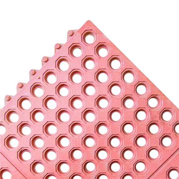 Tapis anti-fatigue et de sécurité attachable entre eux - -92x92x1,5cm