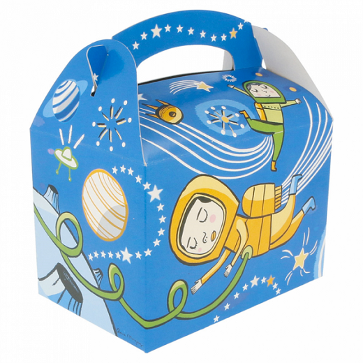 Boite pour les enfants - Modèle Espace - pour vente à emporter 15.5x10.5x17.5(h) cm - carton de 300 unités