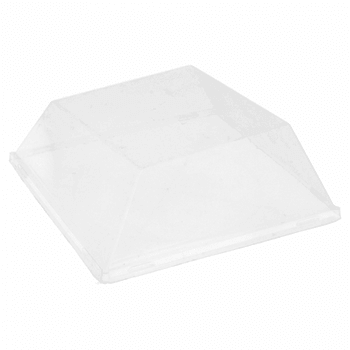 Couvercle en PET pour référence 215.78 - 13x13x2.5 cm - carton de 800 unités