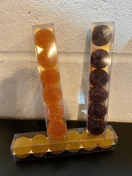 Pâtes de fruits palets parfum au choix