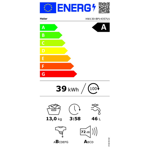 Lave Linge Frontal HAIER HW130-BP14357UFR