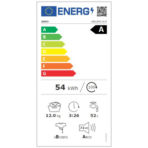 Lave- Linge Frontal ASKO W6124X.W/3