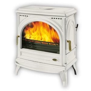 Poêle à Bois Godin Petit Carvin – 8 KW – Rendement 76% – Fonte Anthracite – Avec Thermostat