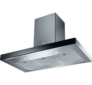 Hotte murale 90 cm Roblin 6851053 Eden Box 900 inox/verre