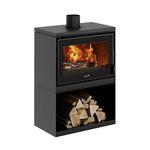 Poêle à bois Deville SARRA SUR BÛCHER RACCORDABLE C077CK-06