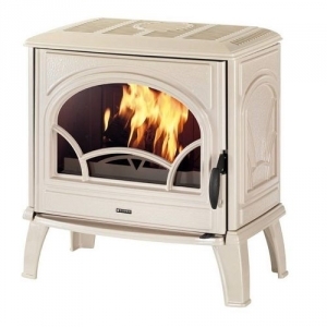 Poêle à bois SUPRA Chloé ollaire BBC sur pied noir, 6 kW | Leroy Merlin Poêle à bois SUPRA Chloé ollaire BBC sur pied noir, 6 kW | Leroy Merlin