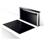 Hotte de plan de travail 90 cm Roblin 5057003 elina verre noir