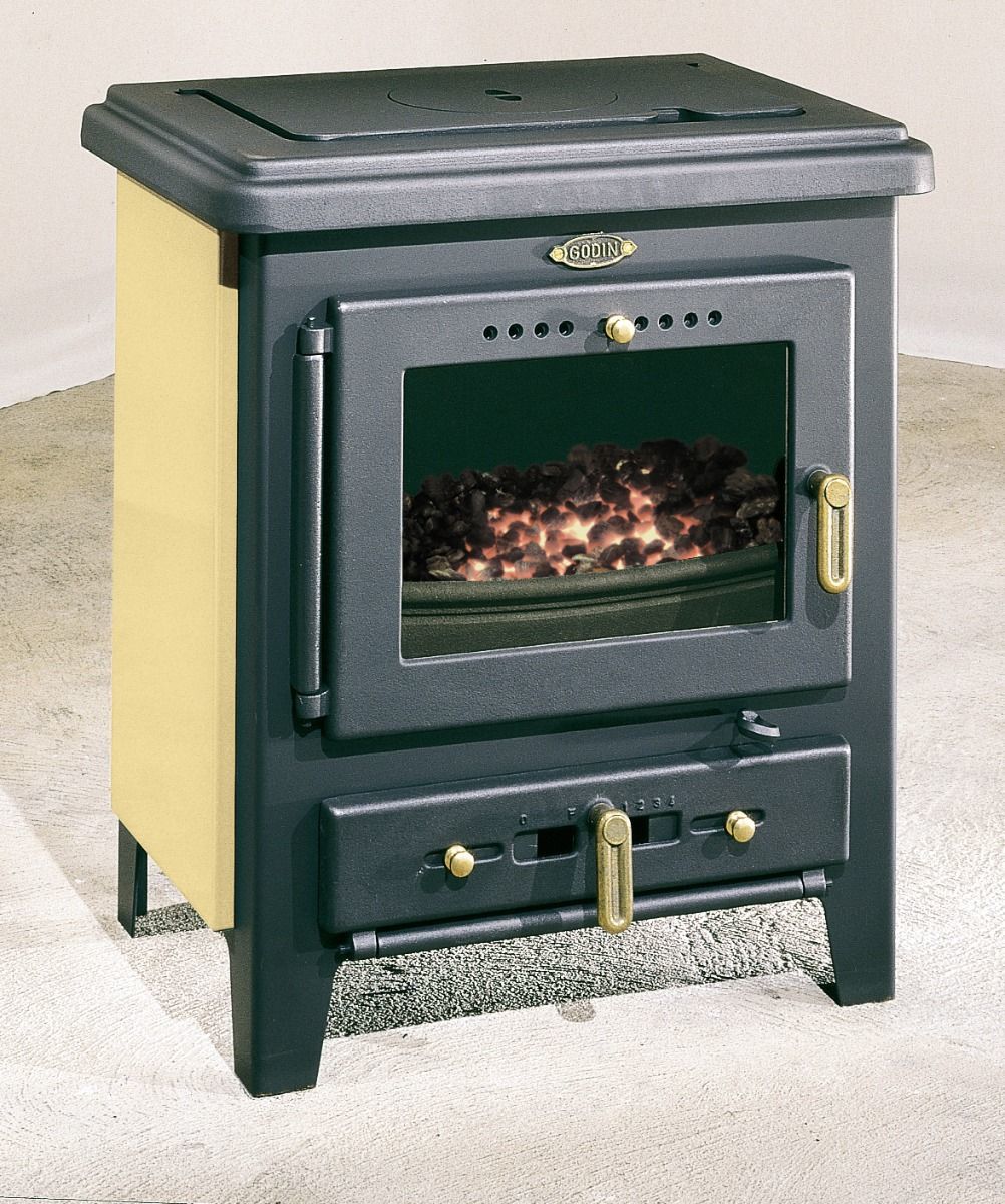 poêle à bois/charbon Godin ECO 3760 SABLE achat aux meilleur prix