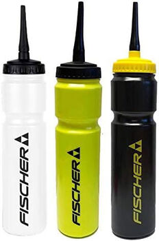 Gourde Fischer blanche avec paille