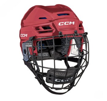 Casque CCM Tacks 310-V26 Combo avec grille