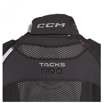 T-shirt CCM Tacks Pro manches longues anti-coupure protège-cou Senior