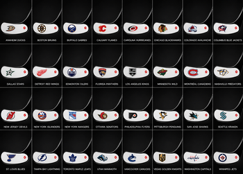 Grip Tape palette Rezztek NHL - WHITE