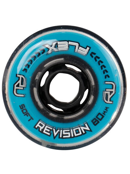 Roue hockey Revision Flex soft bleu noir