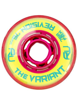 Roue hockey Revison Variant Firm jaune rose