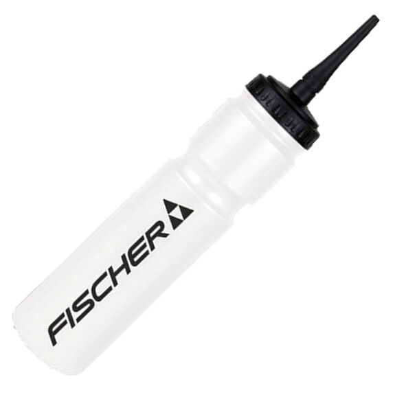 Gourde Fischer blanche avec paille