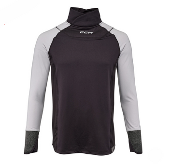 T-shirt CCM manches longues anti-coupure protège-cou Senior
