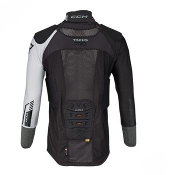 T-shirt CCM Tacks Pro manches longues anti-coupure protège-cou Senior