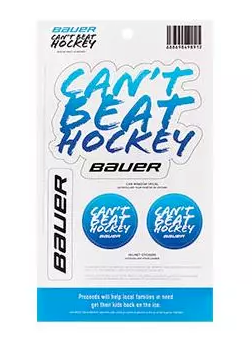 Autocollant Bauer Can't Beat Hockey