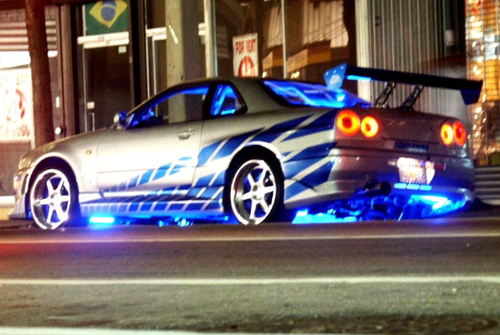 2 Fast 2 Furious Nissan Skyline GT-R R34 MOVIE PLATE (Florida T4U 842)