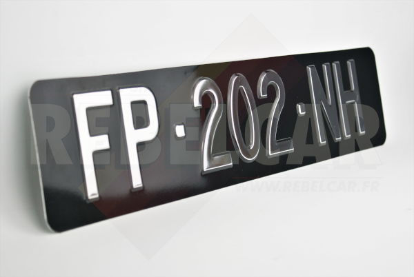 2-Sided Gloss White Or White/Black .024 Aluminum License Plate Blanks - Ships Free