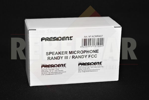 Microphone externe pour Randy 3 PRESIDENT / version avec double jack ...