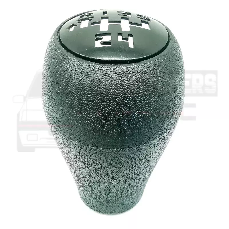 Gear knob 205 BE1 5 speed white grid