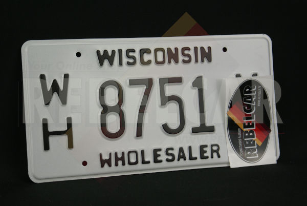 WISCONSIN WHOLESALER US USA License Plate Number Plate Embossed Custom