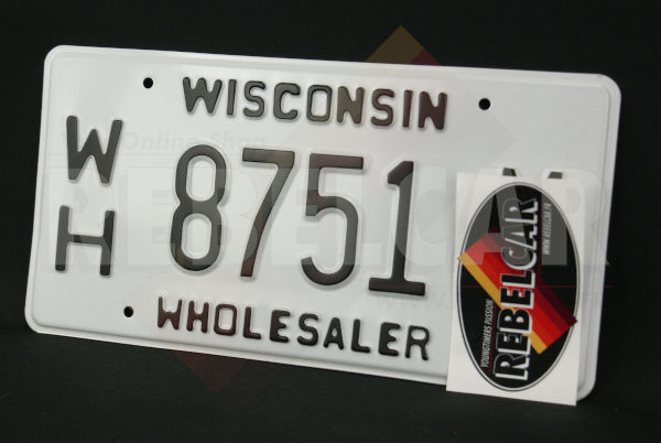Wisconsin Custom Plate Racing WISCONSIN WHOLESALER US USA License Plate Number Plate Embossed Custom
