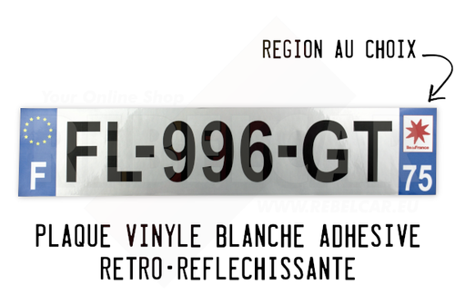 4 Paires Plaques Immatriculation Voiture - Fixation Autocollant Sangle Avec Crochet Et Boucle